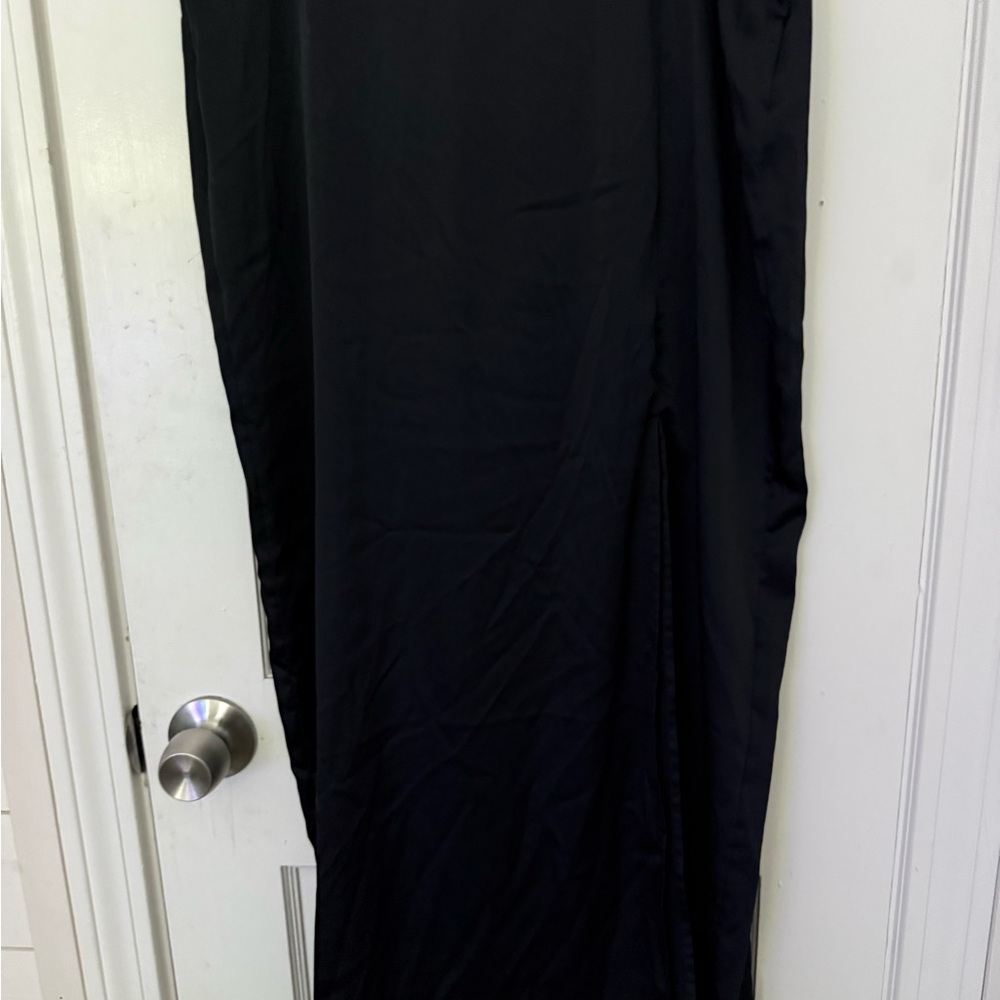 a new day Elegant Black Maxi Skirt